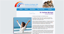 Desktop Screenshot of drkathleenmchugh.com